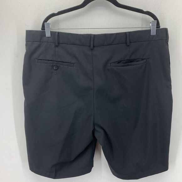 Pro Tour Mens 40 Golf Shorts Bermuda Flat Front Black 9” Comfort Flat Front - Picture 6 of 6